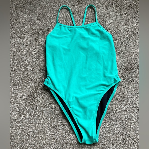 Jolyn Clothing Teal One Piece Swimsuit - Picture 1 of 5
